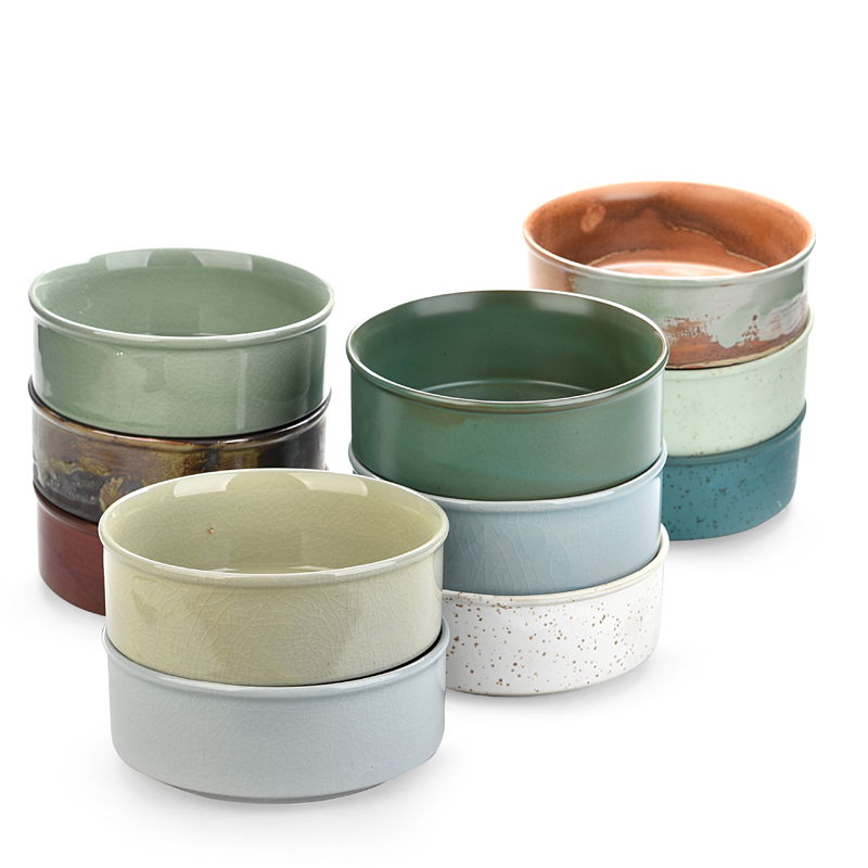 Hui shi large tea wash plain pottery kung fu tea tea set 6 gentleman spare parts cup water washing dishes washed writing brush washer