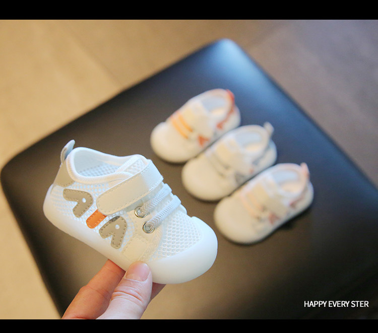 Little Baby Walking Shoes Spring and Autumn Season Sandals for Girls 6 Months Soft Sole Infant Shoes Boys Breathable Single Mesh Shoes 2 — 12