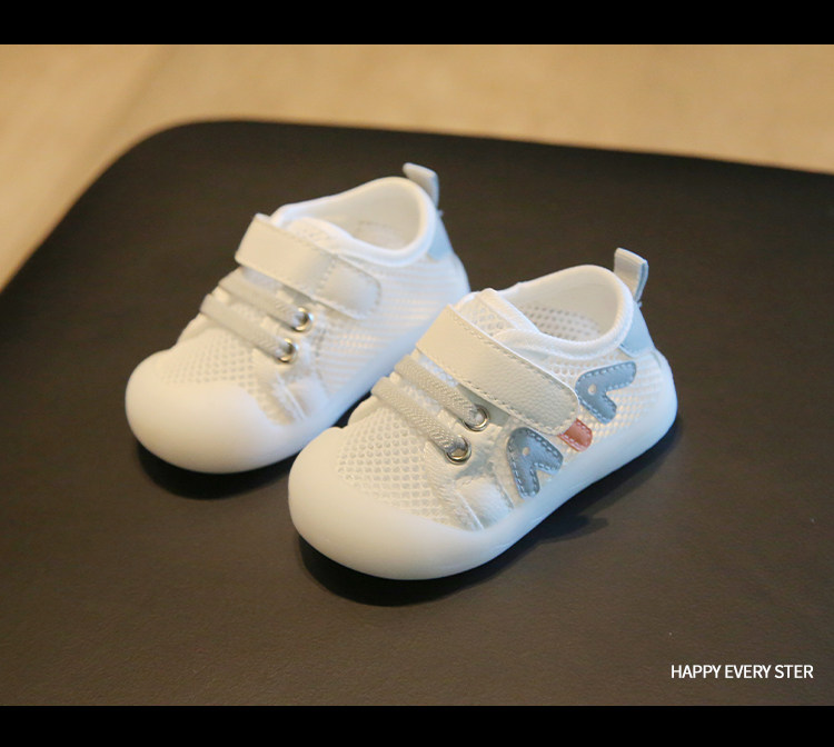 Little Baby Walking Shoes Spring and Autumn Season Sandals for Girls 6 Months Soft Sole Infant Shoes Boys Breathable Single Mesh Shoes 2 — 16