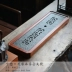 Trung Quốc gỗ cẩm lai đá khay trà hàng lưu trữ nước lưỡng dụng bàn trà gỗ rắn retro phòng khách đơn giản bộ trà hình chữ nhật biển trà - Trà sứ Trà sứ