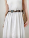 Retro Hottie Braided Rope Butterfly Belt 2024 Summer New Women's Versatile Eye-Catching Accessory Waist Chain Trend