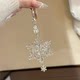Ice-Clear Snowflake Keychain, First Snow Gift Pendant, Cute, Creative and Romantic Gift for Best Friend, Mobile Phone Chain Bag Gift