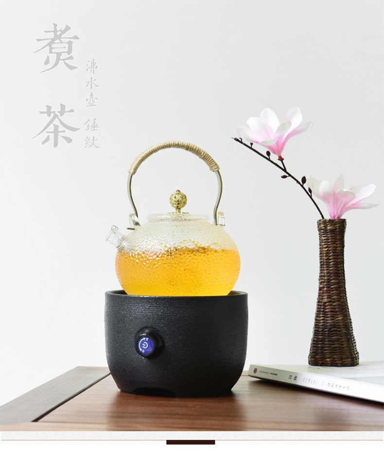 Become precious little pot of boiling water to girder heat - resistant glass teapot electric TaoLu boiled tea, kungfu tea set