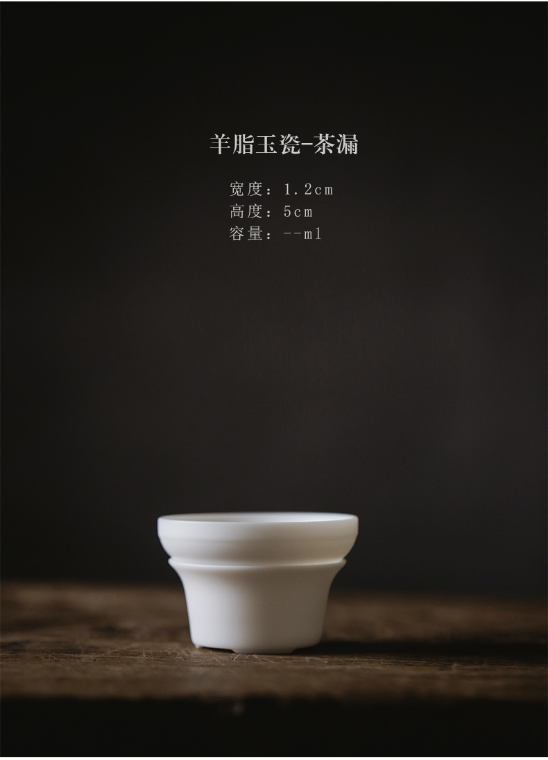 By understanding the modern Chinese dehua suet white jade porcelain kung fu tea set home tea three GaiWanCha taking