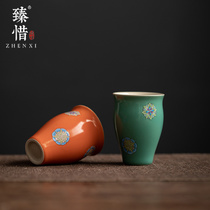 Zhenxie retro Qingle tea cup smell Cup ceramic kung fu tea set Tea Cup home Tea Cup personal Master Cup