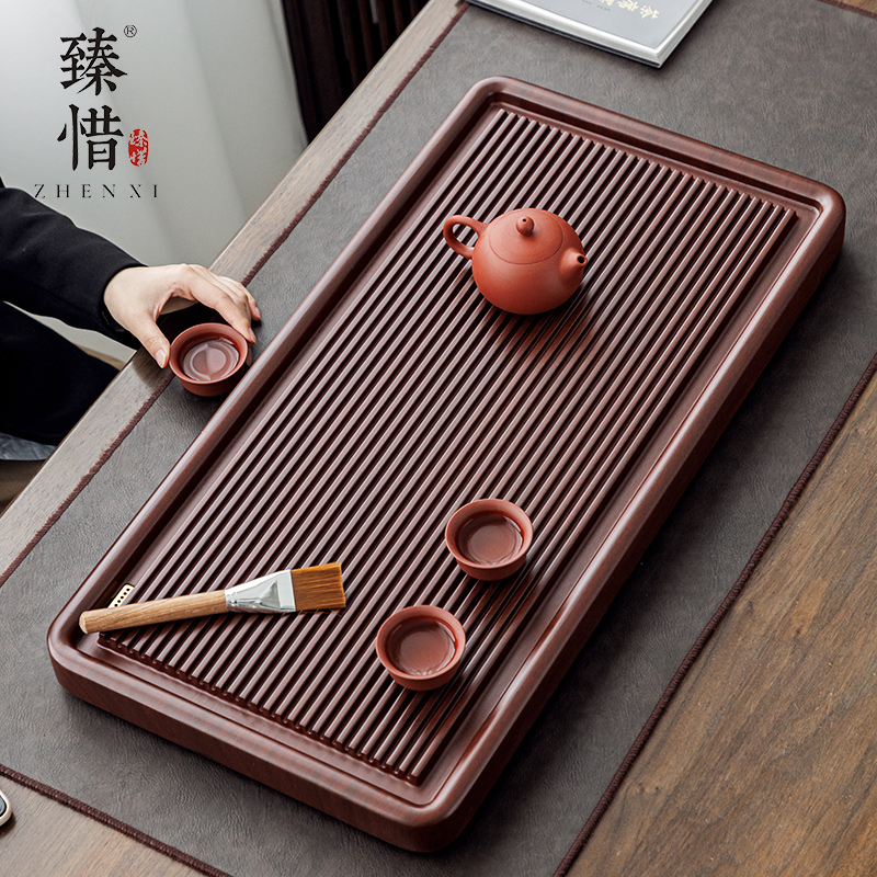 To cherish the modern light and luxurious solid wood tea tray Home Chinese electric wood Drain Type Fully Automatic Integrated Suit Small Tea Table-Taobao