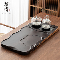 Zhen Wei modern light luxury high-end ebony wood automatic one tea tray household kung fu tea set small tea table