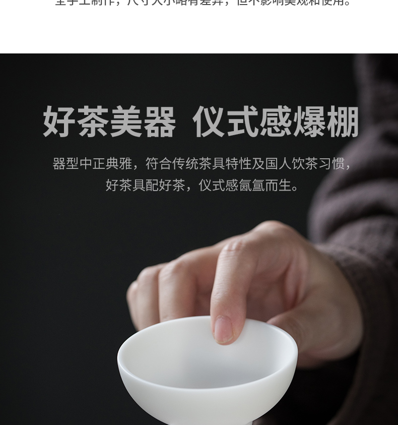 Become precious little suet jade porcelain ceramic filter pinhole) tea tea filter manually kung fu tea tea taking