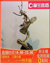 Taihang cliff tree root carving boutique red oil aging material large material area root material old material carving material with type ornaments