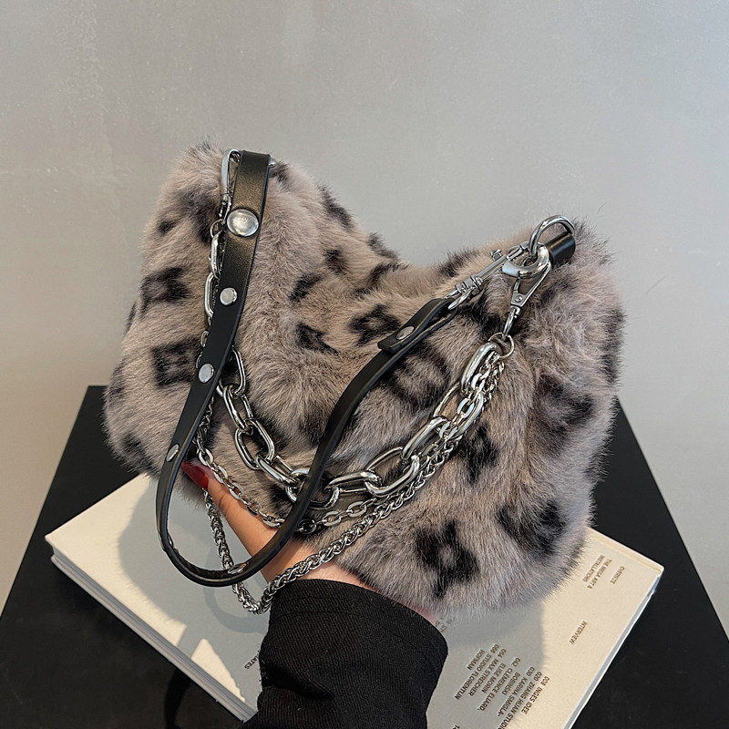 Pick Up Missed Pick Up Missed Ottles Great God Recommend Advanced Sensuo Fur Suede Suede Bag for Women Winter Cute Sloping-to-be-Inclined Bag