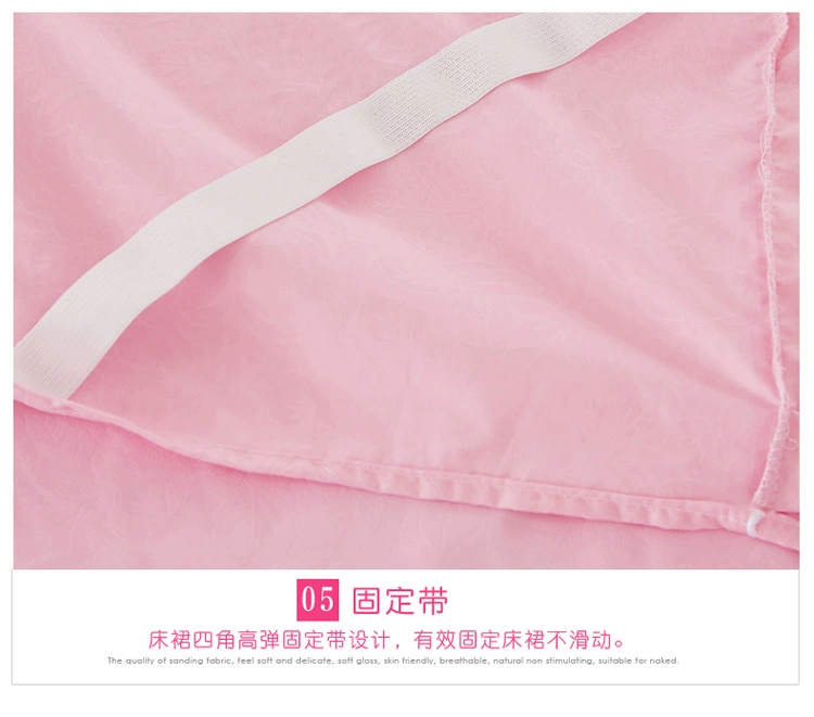 Hàn Quốc công chúa ren giường ăn mặc giường đơn bao gồm ren tờ Simmons Cover Set nệm nệm đặt giường 笠