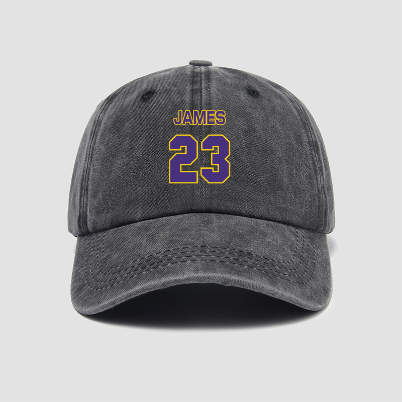 Lakers Jersey Number 23 Lebron James Basketball Jersey Basketball Fan Apparel Hat Baseball Cap Unisex Trendy Cap