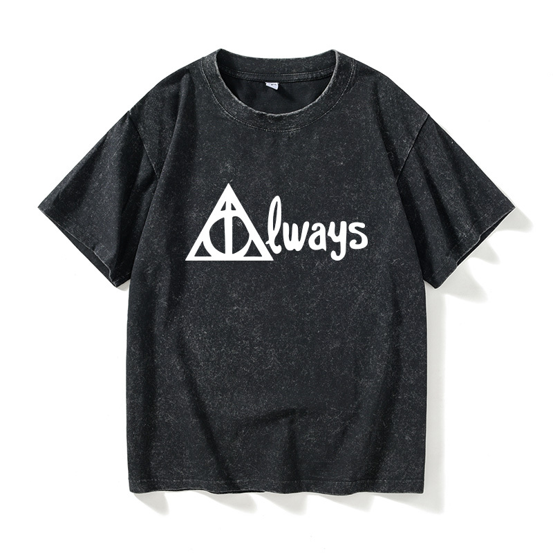 Harry Potter Professor Snape Platform 9¾ T-Shirt Short-Sleeved Clothing for Women and Men Round Neck Large Size Loose Summer Harry Potter Professor Snape Platform 9¾ T-Shirt Short-Sleeved Clothing for Women and Men Round Neck Large Size Loose Summer