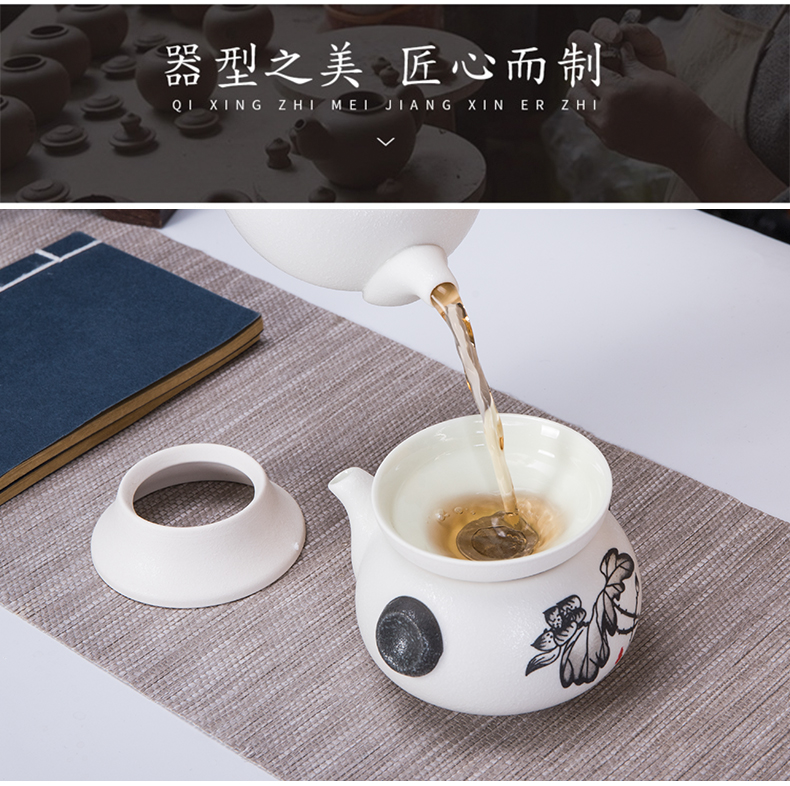 Kung fu tea set ceramic fair keller) suit in tea is tea sea single justice cup cup tea accessories