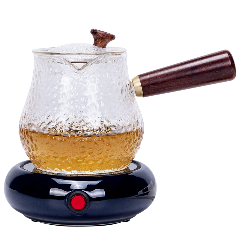 Japanese automatic constant temperature heating cup mat household ceramic teapot warm cup of transparent glass tea cup warmer
