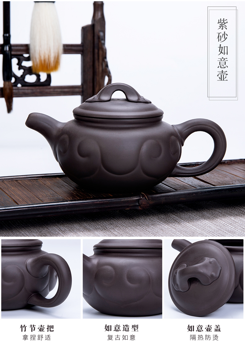 Jane quality manual it the glass cup single teapot tea office home of kung fu tea set spare parts