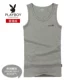 Playboy Summer Men Thanh niên Cơ sở Thể thao Vest Cotton Slim Cotton Thở Skinny Tide - Áo vest cotton