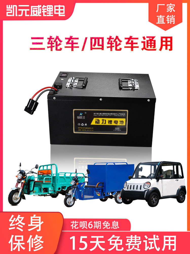 48V60V72V Two-wheeled three-wheeled four-wheeled electric vehicle general enhanced high-power lithium battery battery large capacity