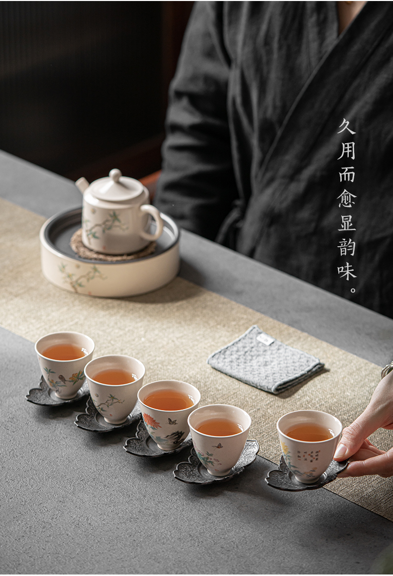 The Self - "appropriate item 6 pack master cup sample tea cup jingdezhen kung fu tea set suit small household cup tea cup