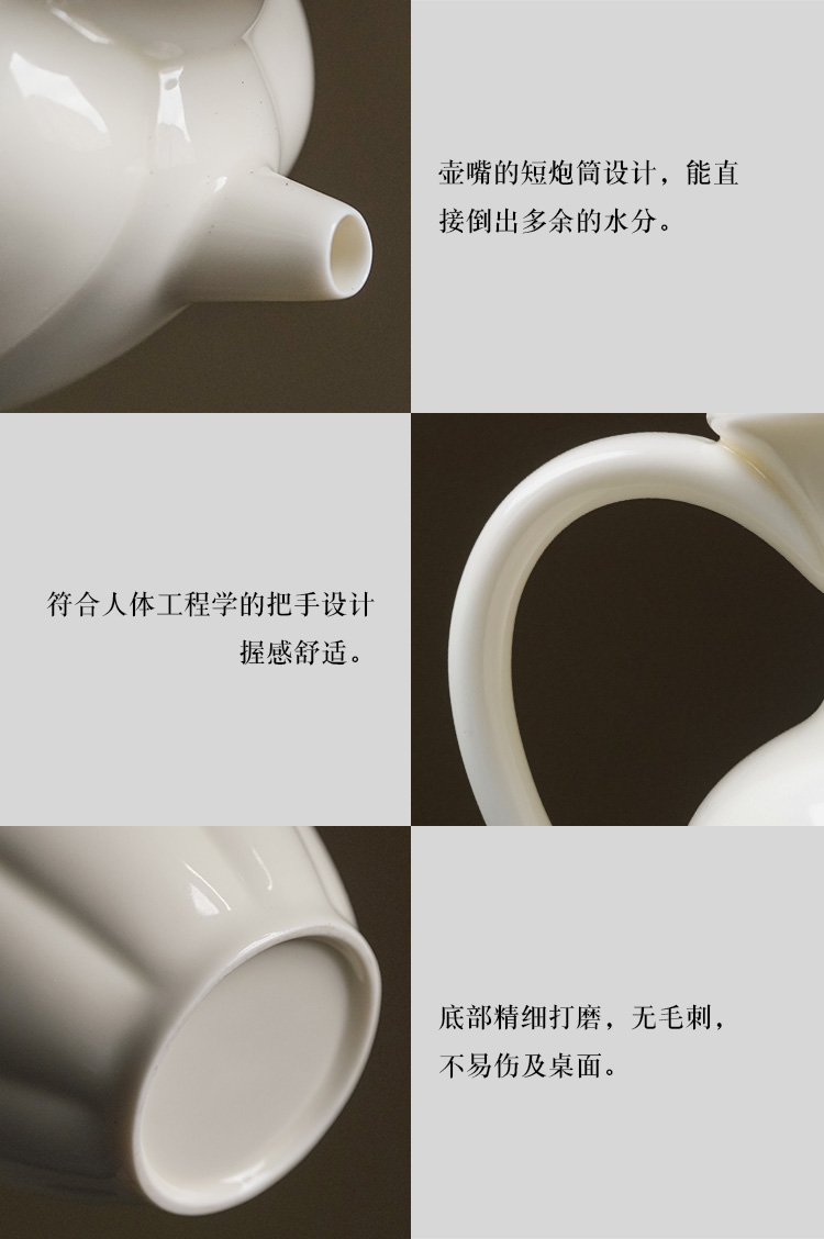 Manual green ceramic teapot apricot hand craft fair keller of floral outraged imitation song dynasty style typeface I and contracted flower vase kung fu