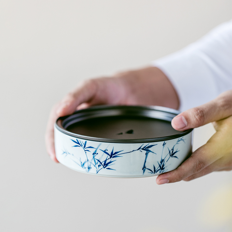 The Self - "appropriate content of jingdezhen hand - made manual pot of 12 water dry mercifully small Japanese tea tray filling dry mercifully