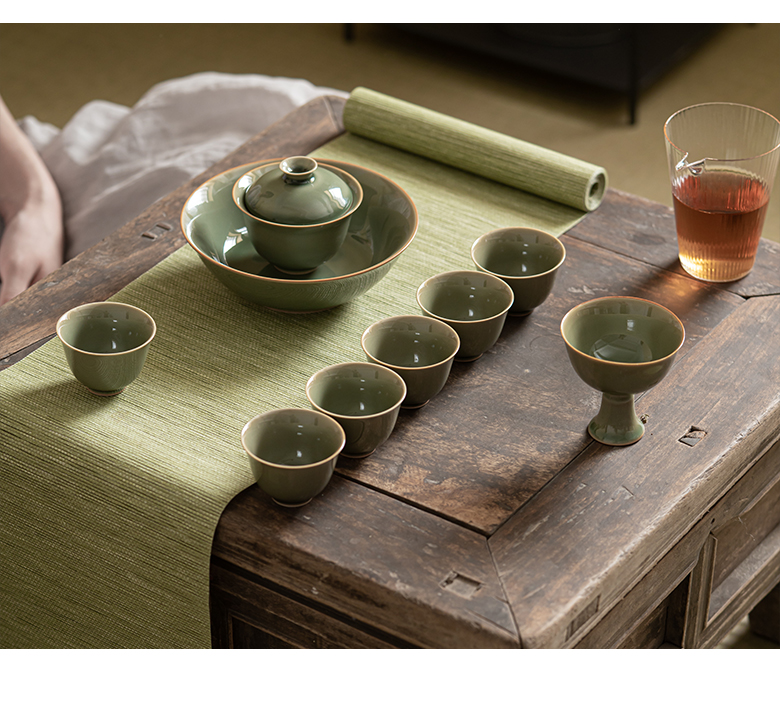 The Self - "appropriate for the content of the up celadon masters cup imitation song dynasty style typeface tall foot cup single sample tea cup restoring ancient ways suit kung fu tea set