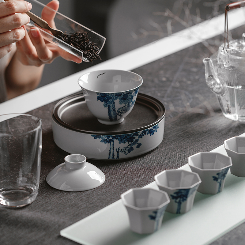 The Self - "appropriate content of jingdezhen hand - made wutong pot of bearing dry mercifully water dry tea Japanese zen storage restoring ancient ways