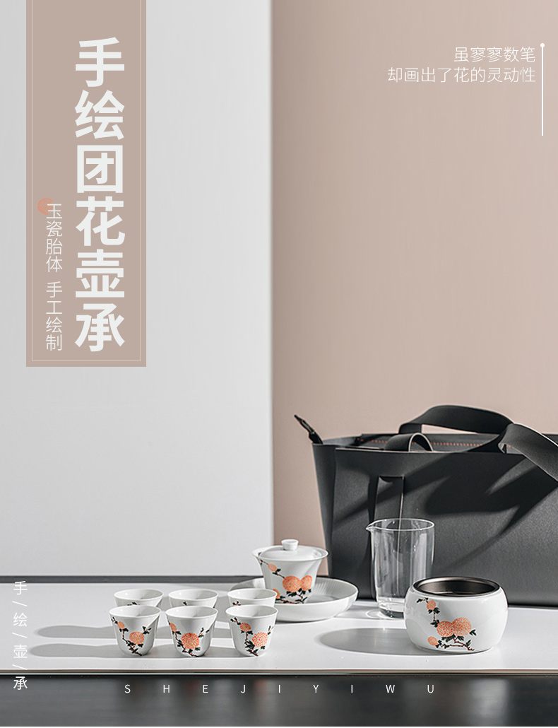 The Self - "appropriate content Japanese manual pot dry terms fruit snack plate bearing hand - made base saucer pot pad accessories