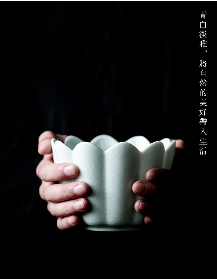 The Self - "appropriate content to build water tea tea to wash to wash water, after the small jingdezhen ceramic household vintage Japanese cup for wash dross barrels