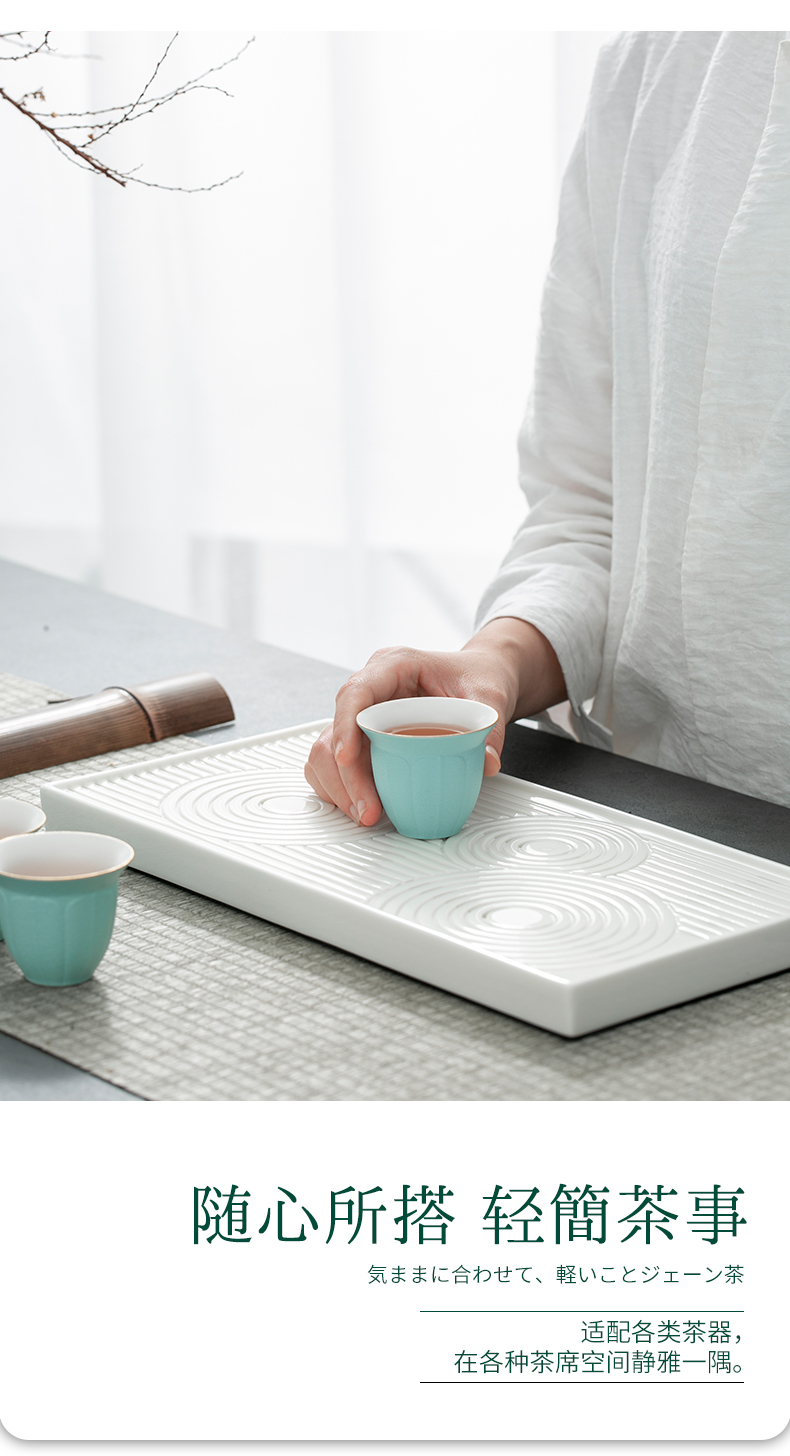 The Self - "appropriate content of household ceramics small tea tray was small tray was dry mercifully water dry belt drainage type tea table