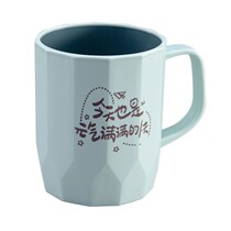 Brushing cups home a family of three color washing cups childrens couples a pair of plastic toothbrushes thickened creative tooth cups