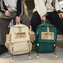 Schoolbag male students this year popular bag shoulder bag ins female Korean version Junior High School High School simple large capacity back