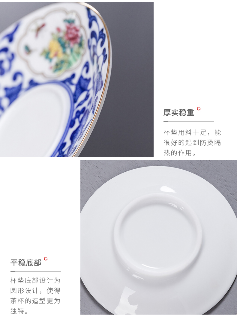 Ceramic kung fu tea cups hat cup white porcelain tea master single cup, bowl sample tea cup tea set