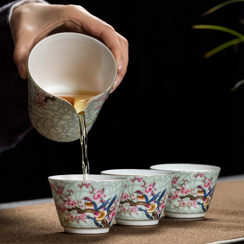 Only three tureen suit ceramic cups kung fu tea set home a single large teapot tea tea bowl