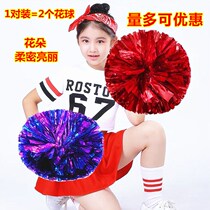 Cheerleader a cheerleader takes an adult dancing hand and flowers a pair of square dance bodybuilding and a dance colorful ball flower