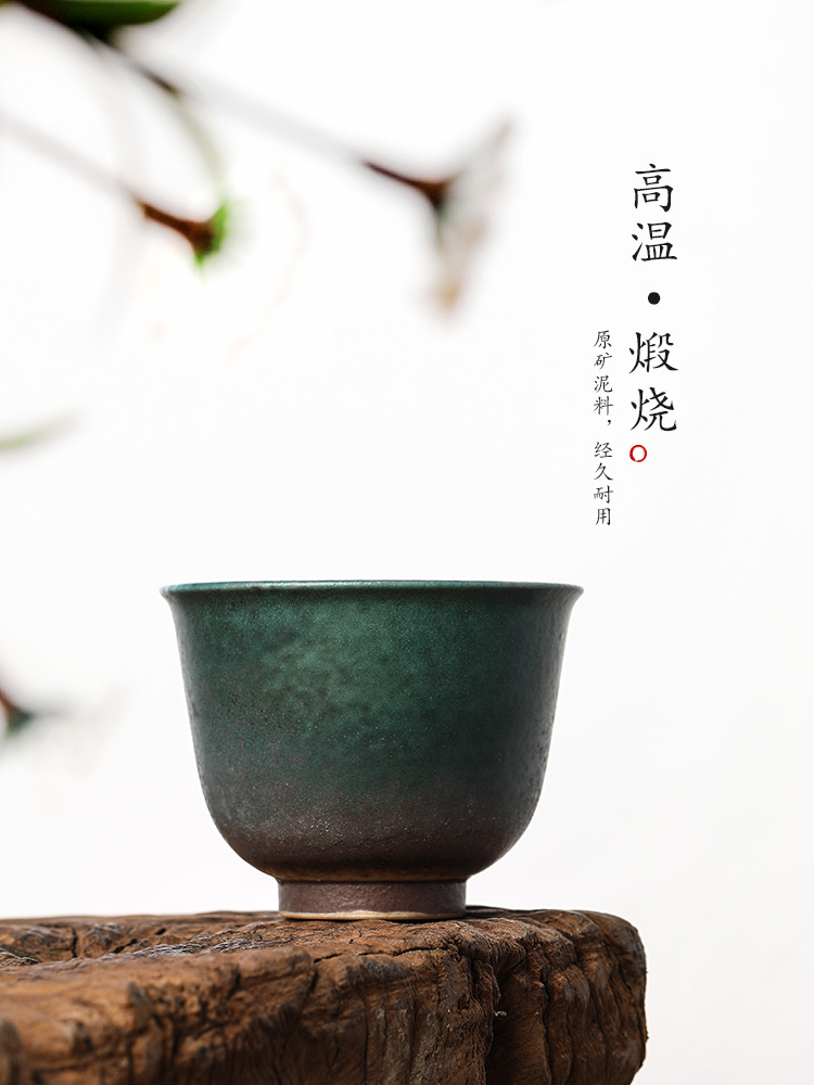 Jingdezhen checking sample tea cup single CPU kung fu tea tea masters cup single clay up, ceramic tea set