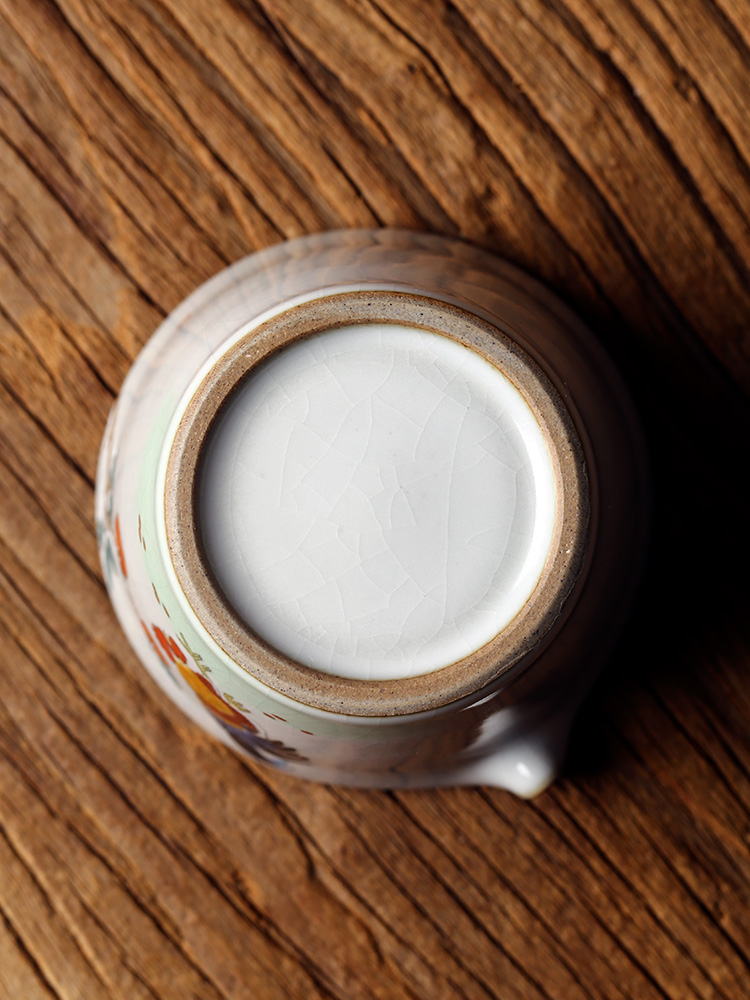 Kombucha tea hand grasp pot of hot tea prevention large tea tureen your up hand - made big chicken jingdezhen tea cups