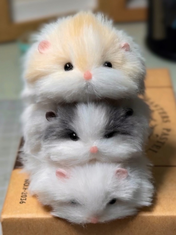 Twisting Stick｜Mouse Cake Hamster Twisting Stick Material Kit (Non-Finished Product, 2 Pieces) DIY Handmade Gift