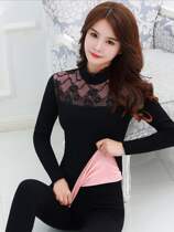 Hengyuan Xiangsu Winter Lace Chicken Heart V-collar Heating Heating Lindsehold Life Married Big Red Home