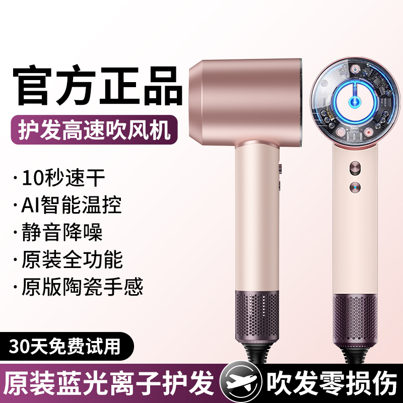 Hair Dryer 2026 New Model for Home Use, Negative Ion Hair Care, Silent, Quick-Drying, Non-Damaging, Powerful Electric Hair Dryer
