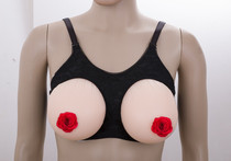 Big breast cleavage bra type water drop type fake mother fake mother fake breast CD cross-dressing silicone prosthetic breast plump