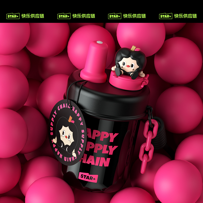 World Everyone Insulated Cups Girls Small Portable Straws High Face Value Water Cups Tea Water Separation 316 Stainless Steel Cups-Taobao