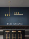 Nordic Post-Modern All-Copper Dining Room Chandelier Designer Creative Bar Table Lamp Simple Dining Table Personalized Minimalist Chandelier