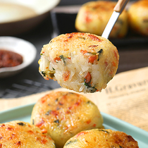 Bean curd glutinous rice buns Cantonese morning tea steamed fried and quick-frozen semi-finished breakfast buns snacks nutritious breakfast