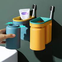 Huaxing prefers toothbrush frame for simple punch-free wall mouthwash toothpaste toothpaste household asphalt