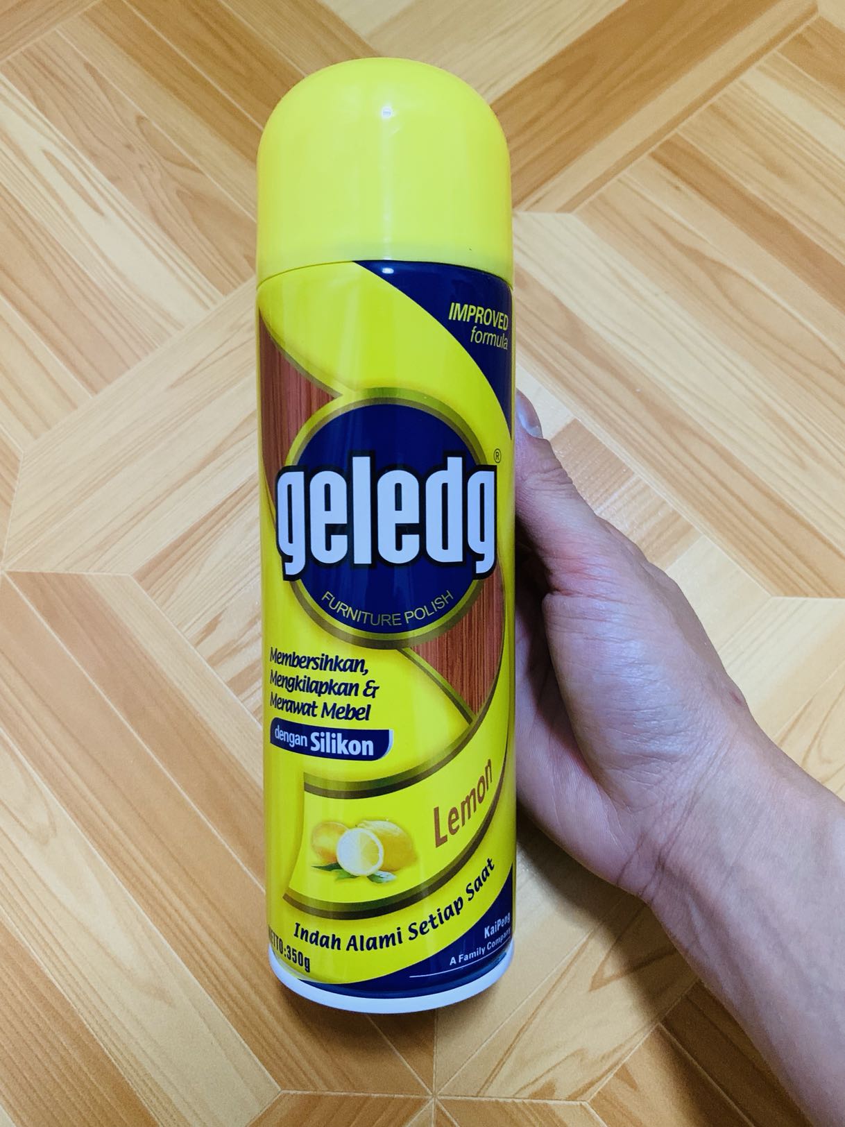 Clean and bright Pearl Home innate Care Spray Wax Furniture conservation cleanser Tired solid wood upper light red wood 350g