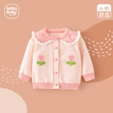 Детский трикотажный осенний свитер, комбинезон, плетеная куртка, коллекция 2023, в западном стиле