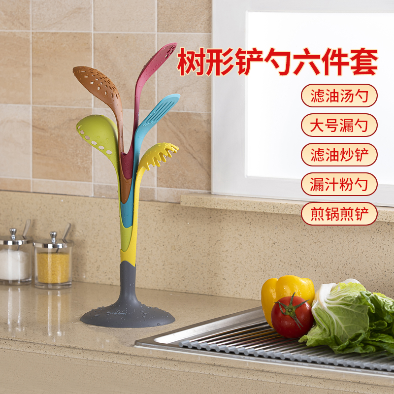 Soup spoon shovel for non-sticky pan kitchen kitchen kitchen kitchen kitchen kitchen kitchen kitchen kitchen kitchen kitchen anti-hot