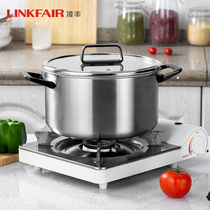 Lingfeng LINKFAIR titanium pot titanium alloy soup pot saucepan cooking pot household compound gas induction cooker Universal
