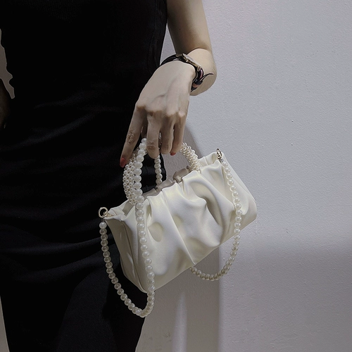 Оригинальная портативная цепочка из жемчуга, универсальное ципао, сумка, изысканный стиль, коллекция 2023, городской стиль
